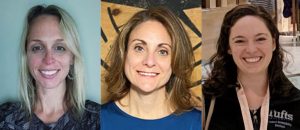 irsten Behling, Tufts University; Lisa Bideau, Salem State University; and Kate Pillette, Tufts University